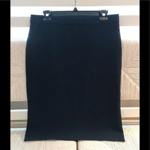 Ann Taylor Navy Blue Pencil Skirt